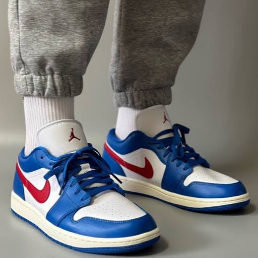 Air Jordan 1 Low
"Sport Blue Gym Red" (Women's)