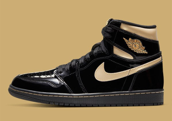 Air Jordan 1 Retro High
"Black Metallic Gold"