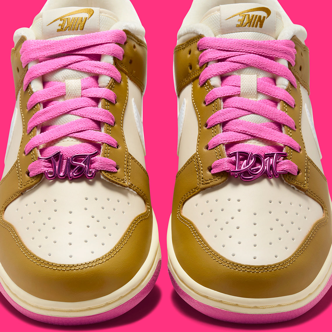 Nike Dunk Low SE
"Just Do it Bronzine Pink" (Women's)