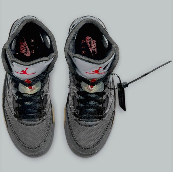 Air Jordan 5 Retro x 
Off-White "Muslin"