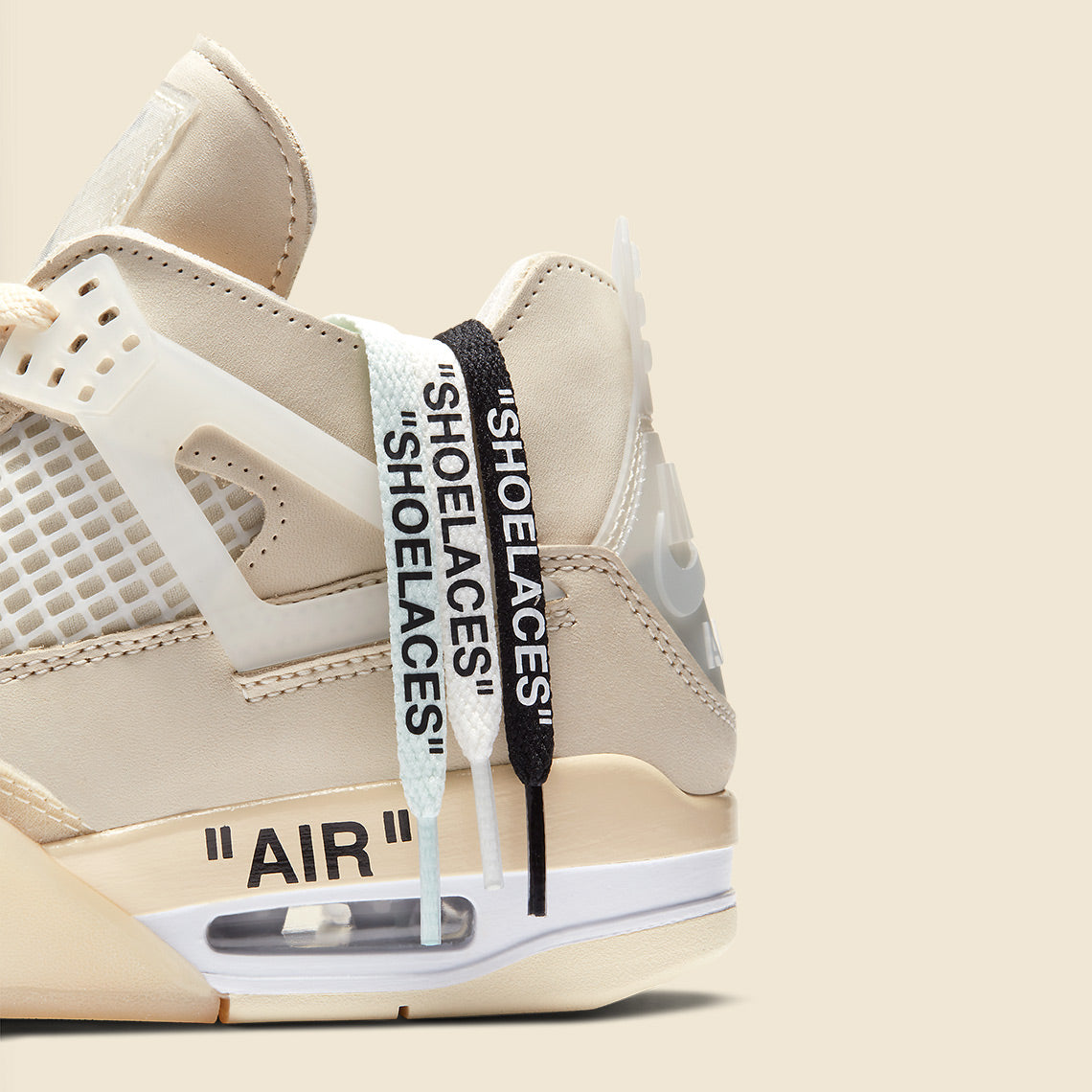 Air Jordan 4 Retro Off-White™   "Cream/Sail"