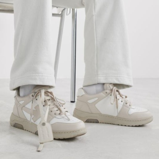 OFF-WHITE Out Of Office "OOO" Low "White Beige"