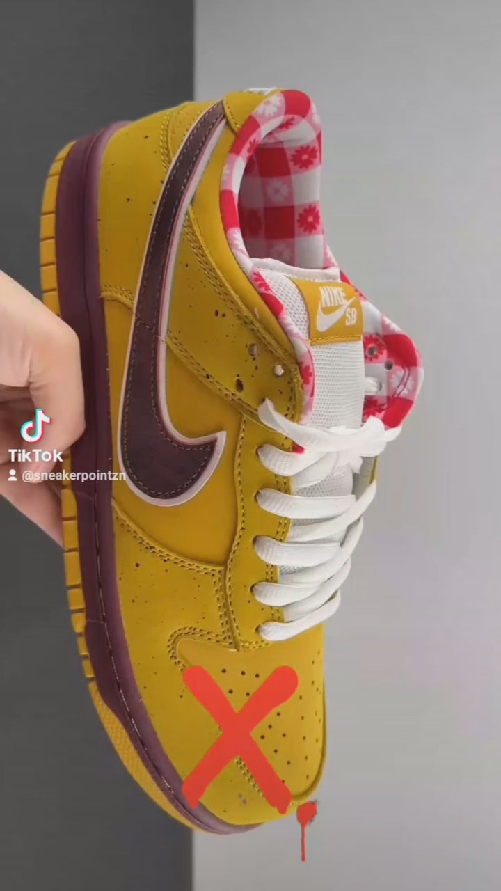 yellow lobster sneakers