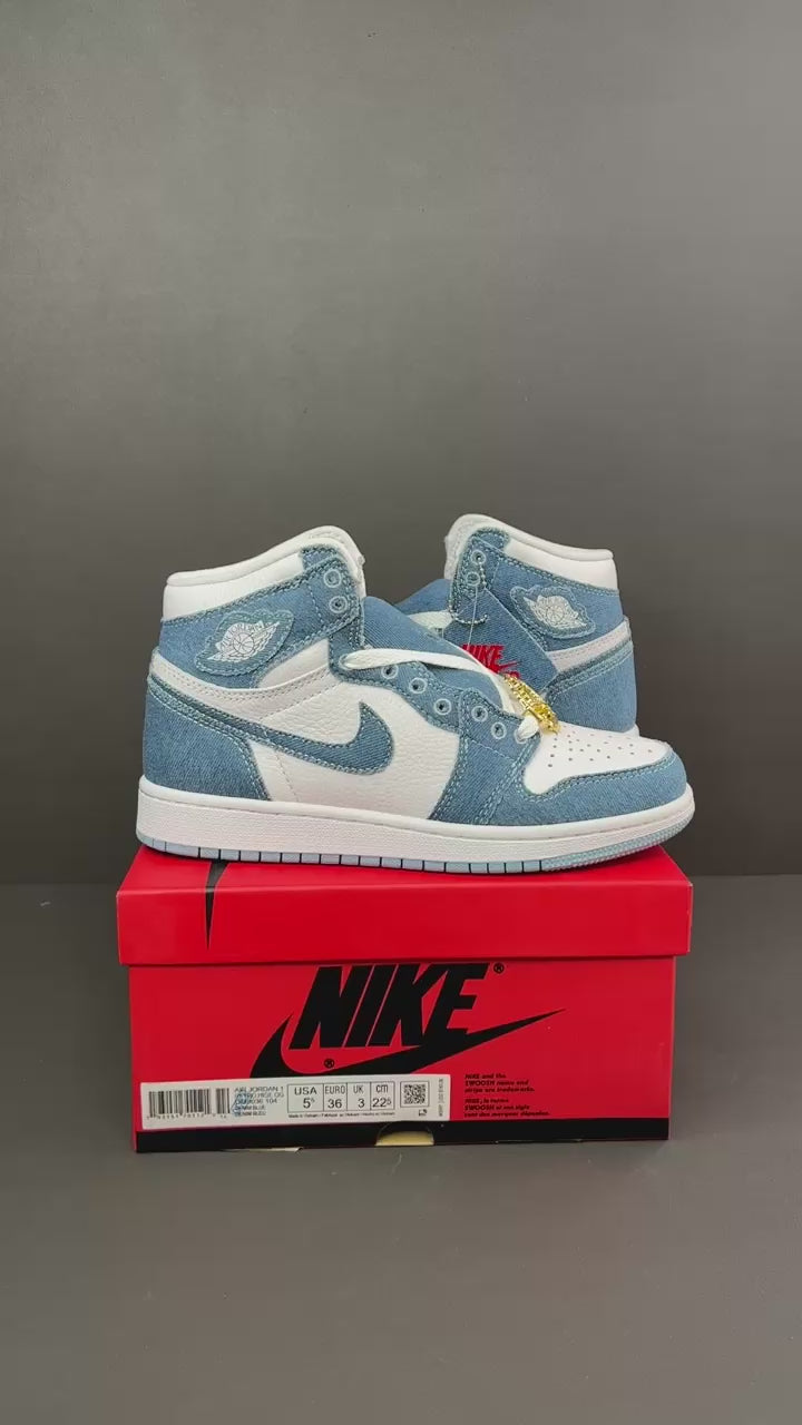 靴 Nike Women's Air Jordan 1 High OG Denim Jordan Air Jordan 1 High OG 
