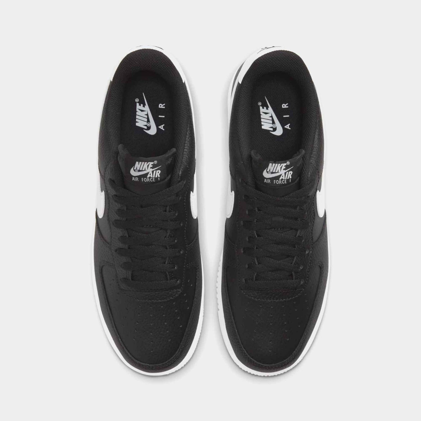 Air Force 1 Low '07 "Black White Pebbled Leather"