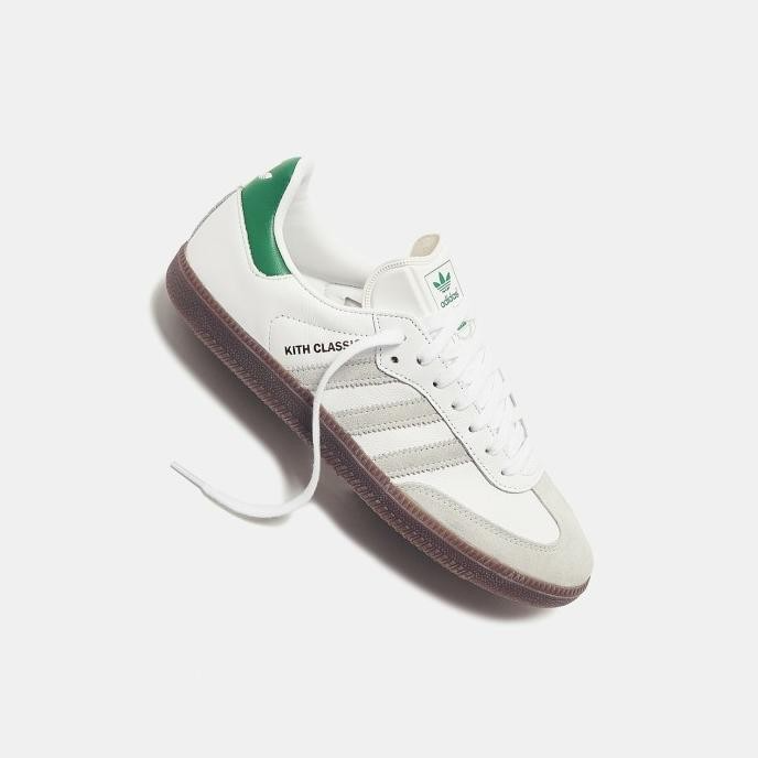 Adidas Samba OG x 
Kith Classics "White Green"