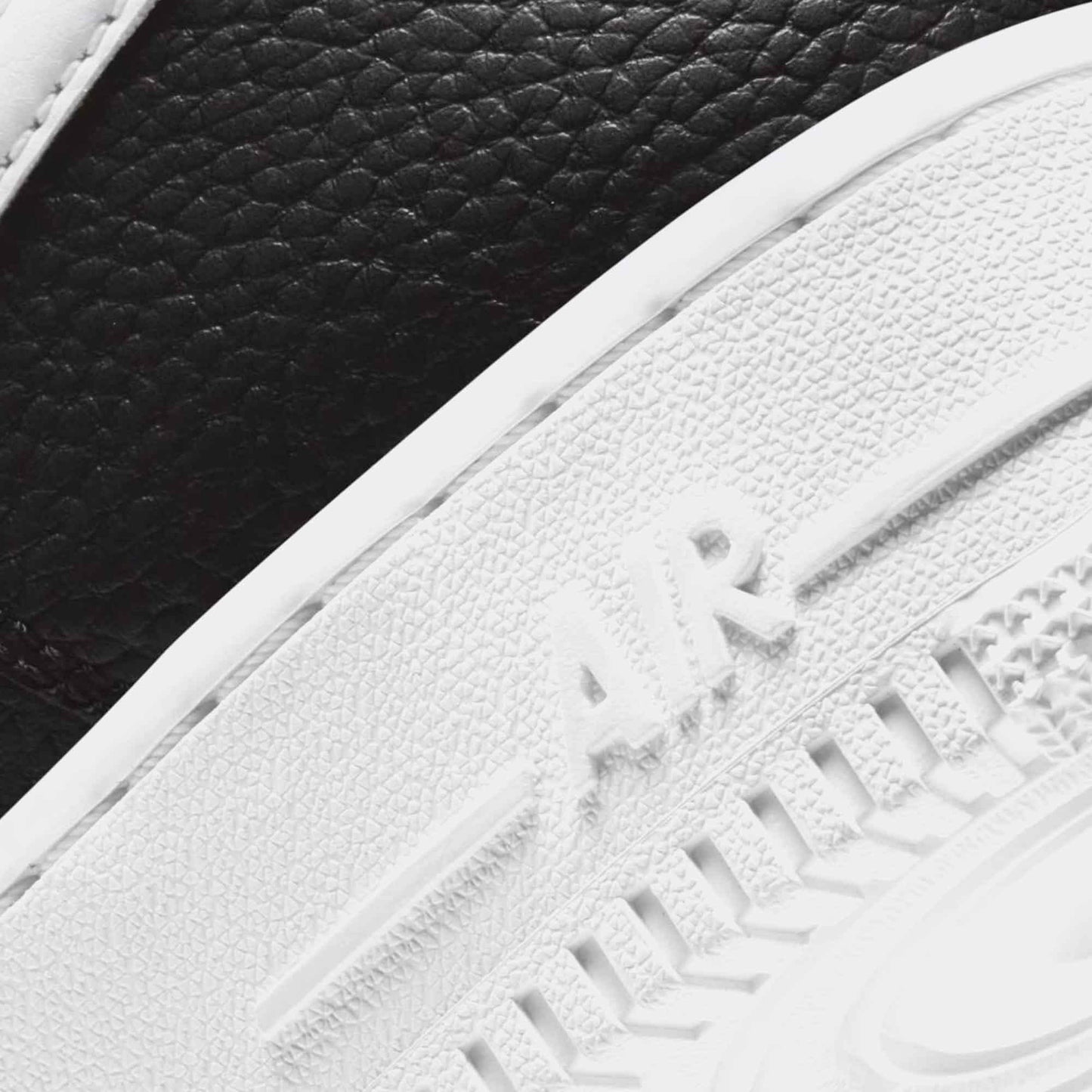 Air Force 1 Low '07 "Black White Pebbled Leather"