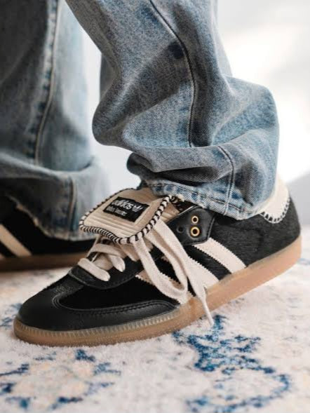 Adidas Samba Pony Tonal x 
Wales Bonner "Core Black"