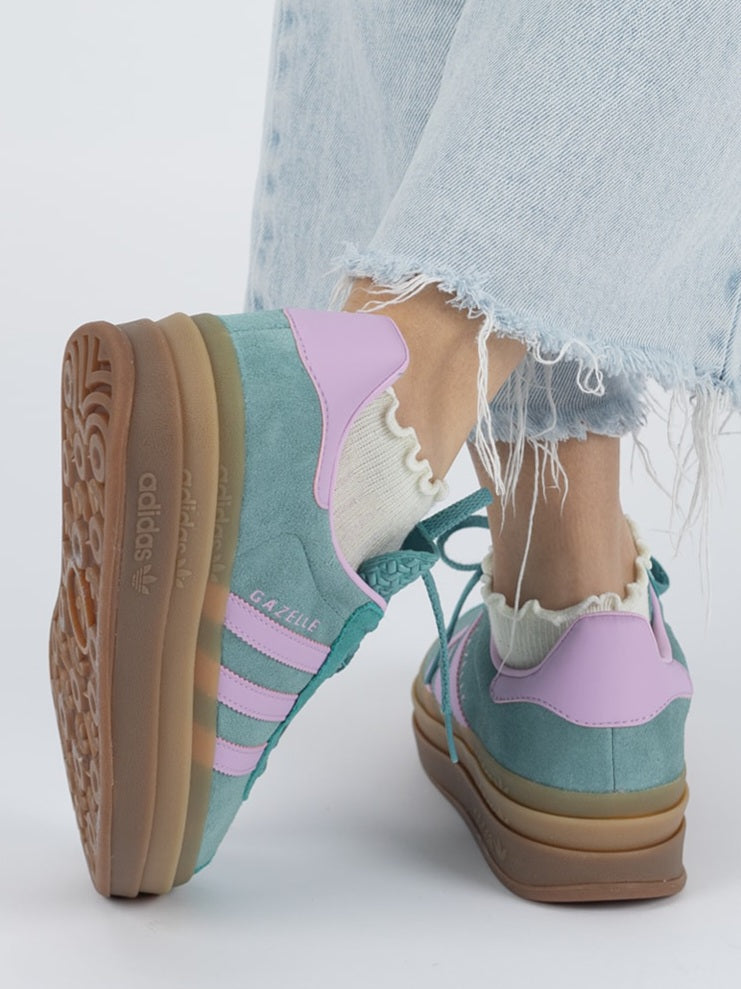 Adidas Gazelle Bold 
"Powder Teal Bliss Lilac Pure Teal"
(Women's)