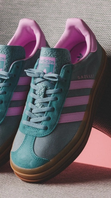 Adidas Gazelle Bold 
"Powder Teal Bliss Lilac Pure Teal"
(Women's)