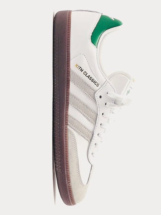 Adidas Samba OG x 
Kith Classics "White Green"
