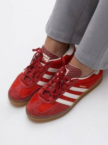 Adidas Gazelle Indoor
"Active Maroon" (Women's)