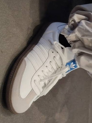 Adidas Samba
"Cloud White Blue Gum"