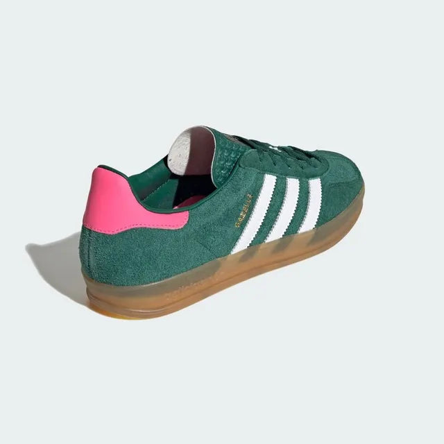 Adidas Gazelle Indoor
"Collegiate Green Lucid Pink"