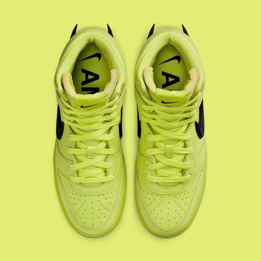 Nike Dunk High x AMBUSH "Flash Lime"