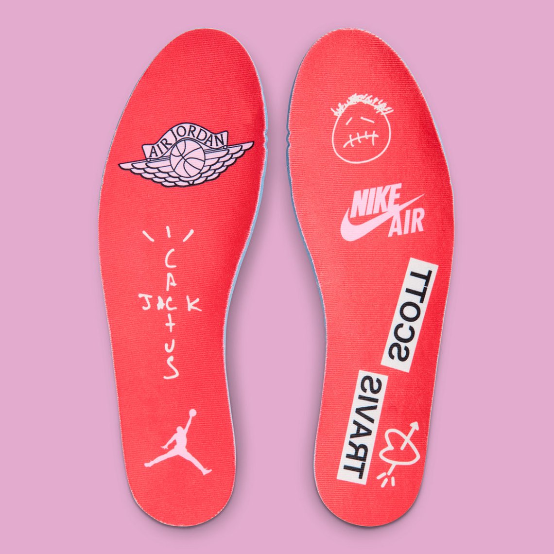 Air Jordan 1 Retro Low OG SP
x Travis Scott "Sail Tropical Pink"