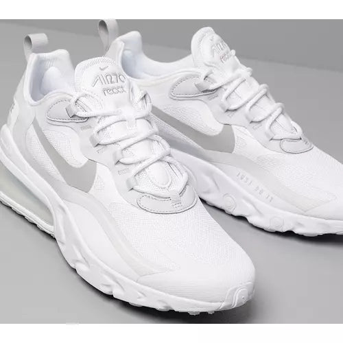 Air Max 270 React "White Ligth Smoke Grey"