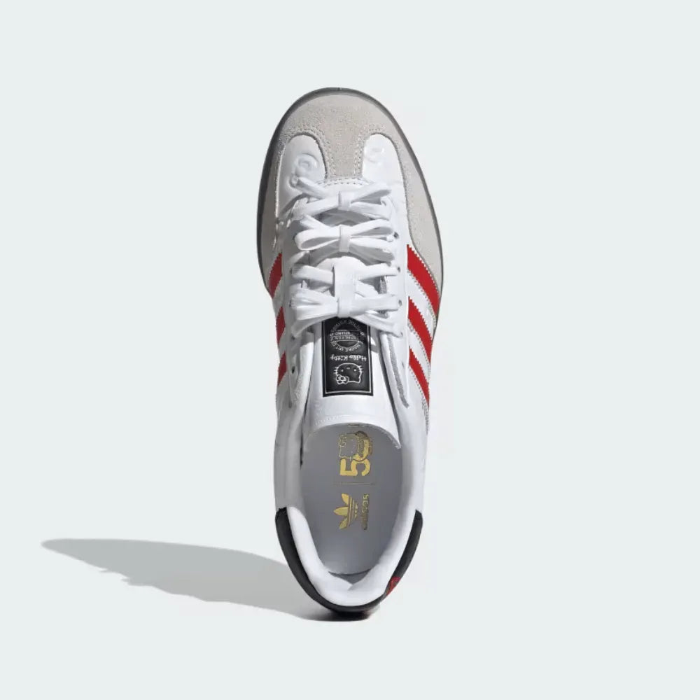 Adidas Gazelle Indoor x Hello Kitty  *50th Anniversary* "Cloud White Red" (Women's)