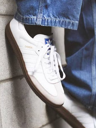 Adidas Samba
"Cloud White Blue Gum"