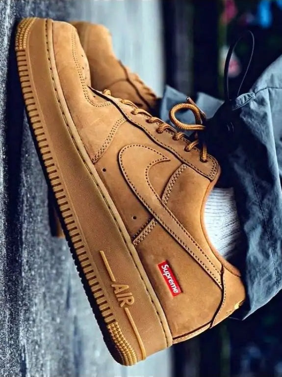 Supreme x Air Force I Low SP "Wheat"