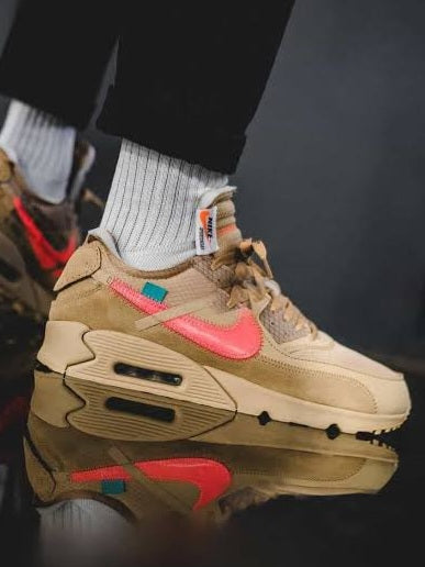 Air Max 90 x 
Off-White "Desert Ore"
