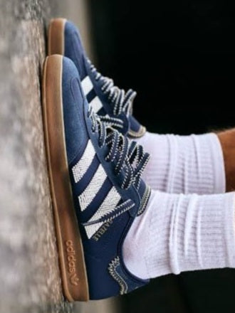 Adidas Gazelle Indoor x
CLOT By Edison Chen "Collegiate Navy"