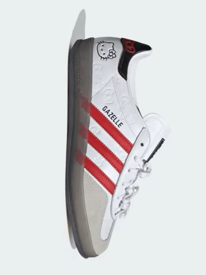 Adidas Gazelle Indoor x Hello Kitty  *50th Anniversary* "Cloud White Red" (Women's)