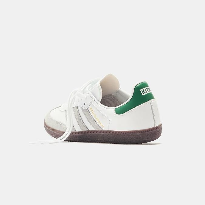 Adidas Samba OG x 
Kith Classics "White Green"