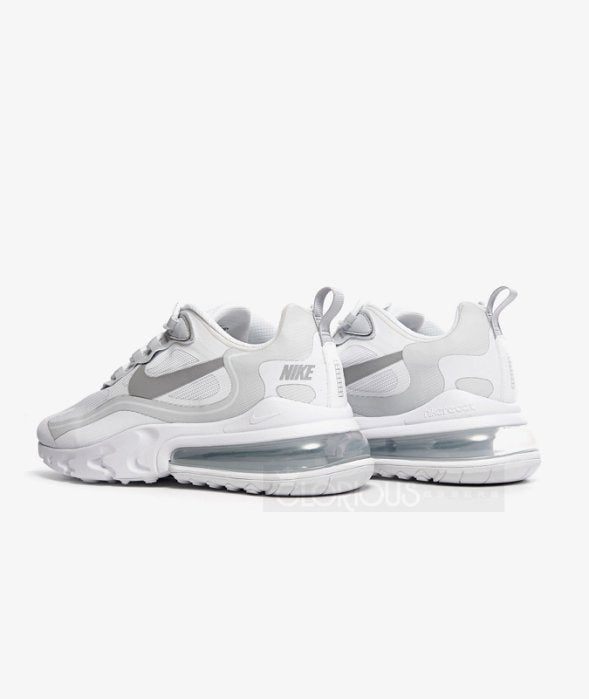 Air Max 270 React "White Ligth Smoke Grey"