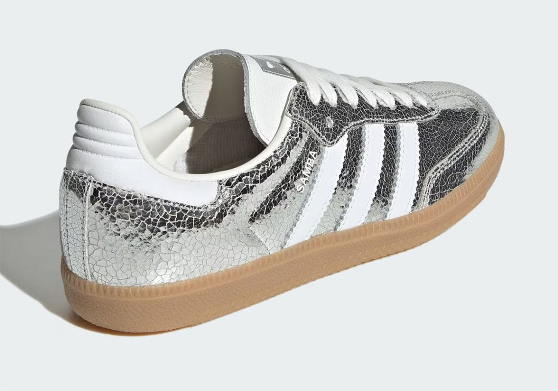Adidas Samba OG
"Silver Metallic Cracked Leather" (Women's)