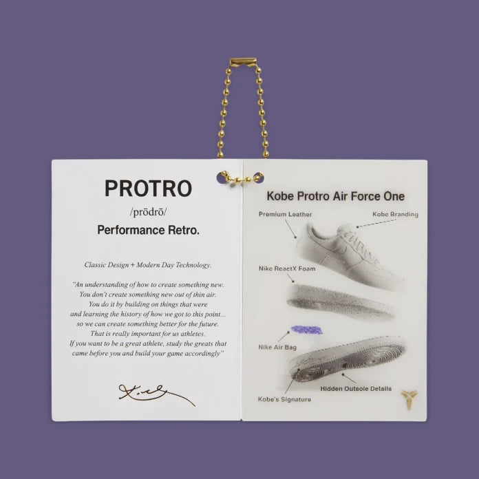 Air Force 1 Low x Protro
Kobe Bryant "Mamba Mentality"