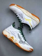 Mizuno VolleyBall Wave Momentum 3 "White Gold Green"