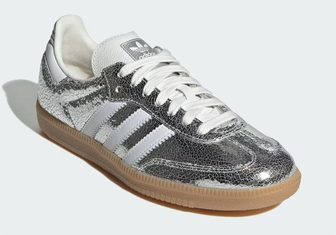 Adidas Samba OG
"Silver Metallic Cracked Leather" (Women's)