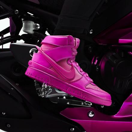 Nike Dunk High x AMBUSH "Active Fuchsia"