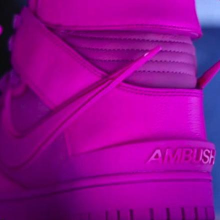 Nike Dunk High x AMBUSH "Active Fuchsia"