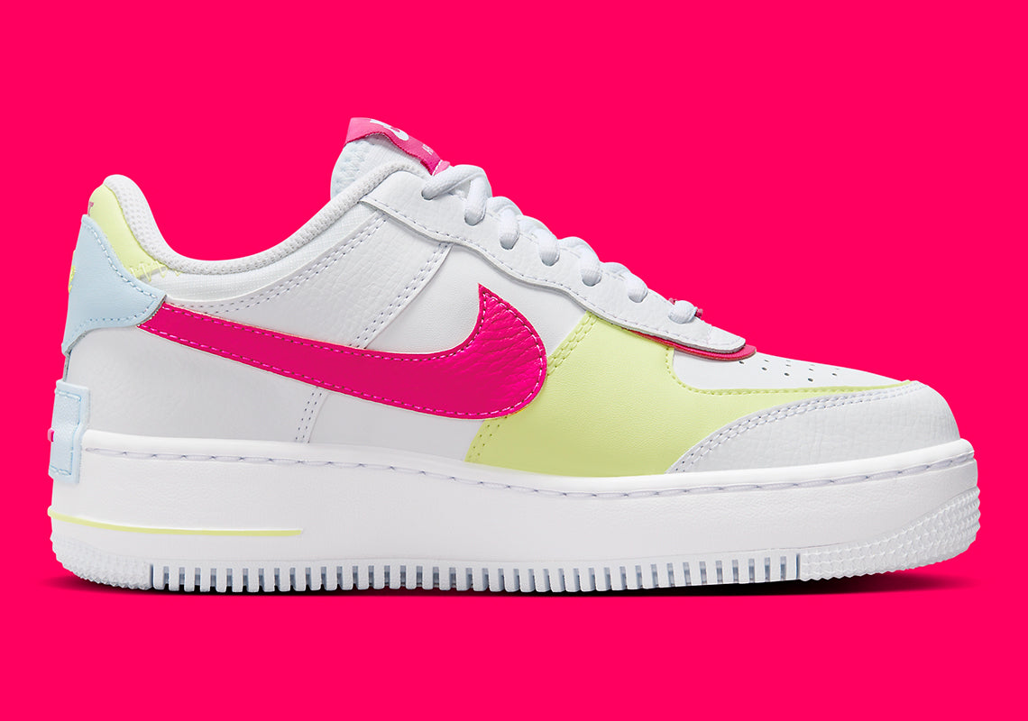 Air Force 1 Low Shadow "White Blue Tint Fireberry" (Women's)