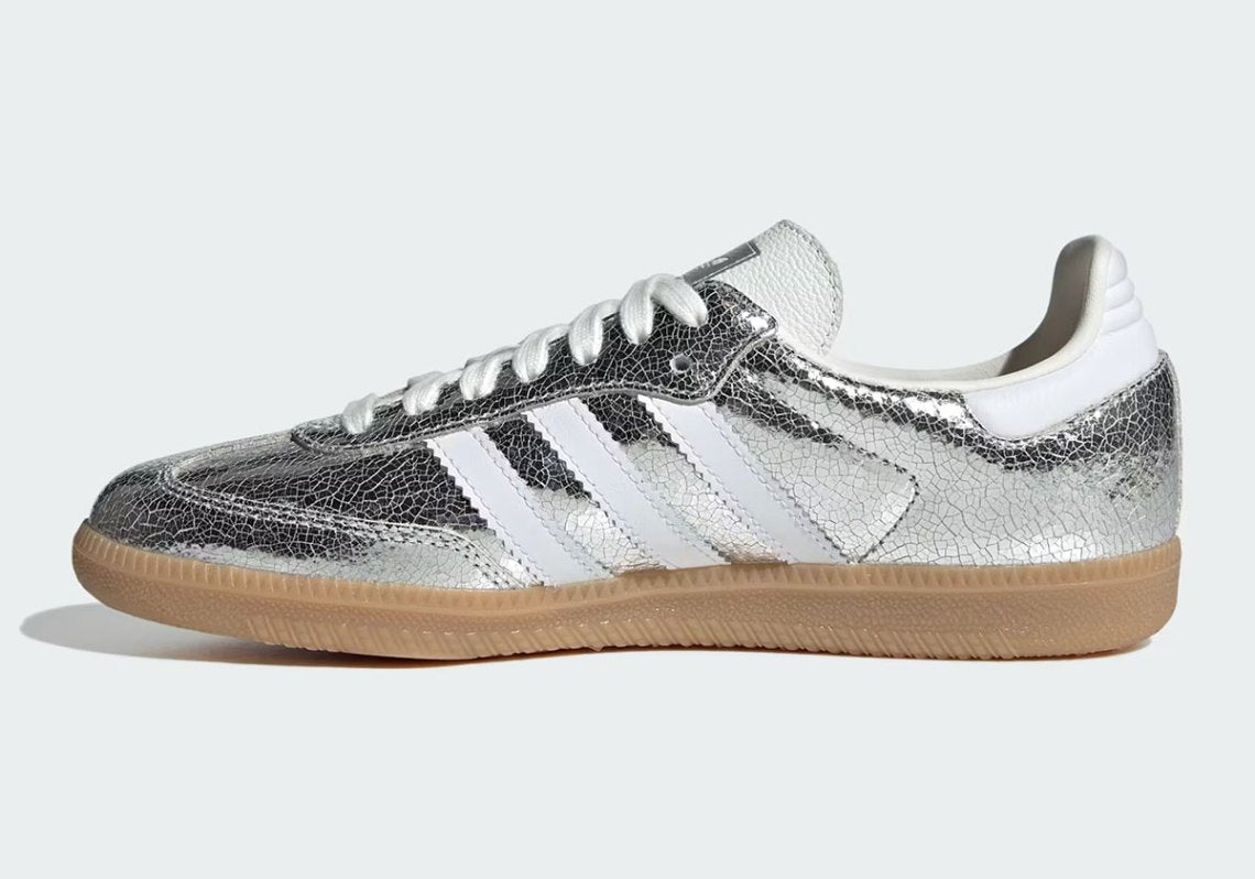 Adidas Samba OG
"Silver Metallic Cracked Leather" (Women's)