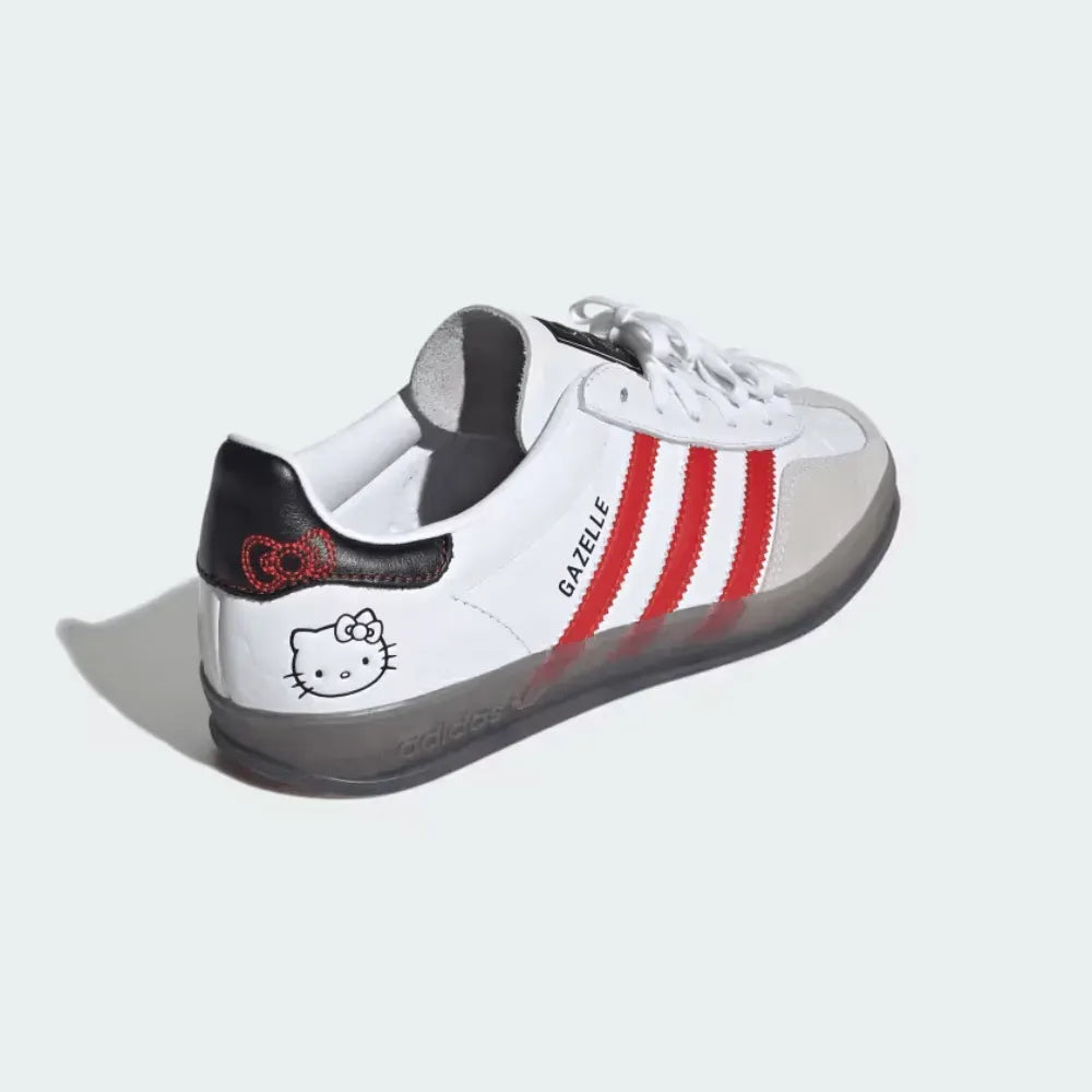 Adidas Gazelle Indoor x Hello Kitty  *50th Anniversary* "Cloud White Red" (Women's)