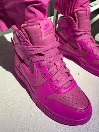 Nike Dunk High x AMBUSH "Active Fuchsia"