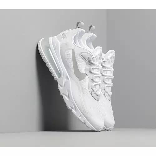 Air Max 270 React "White Ligth Smoke Grey"