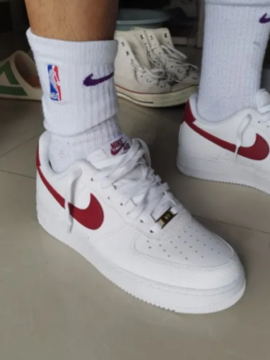 Air Force 1 Low "White Team Red"