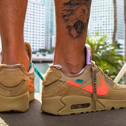 Air Max 90 x 
Off-White "Desert Ore"