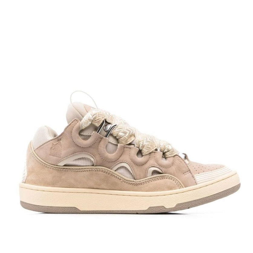 Lanvin Curb Sneaker
"Ecru" Lace-Up