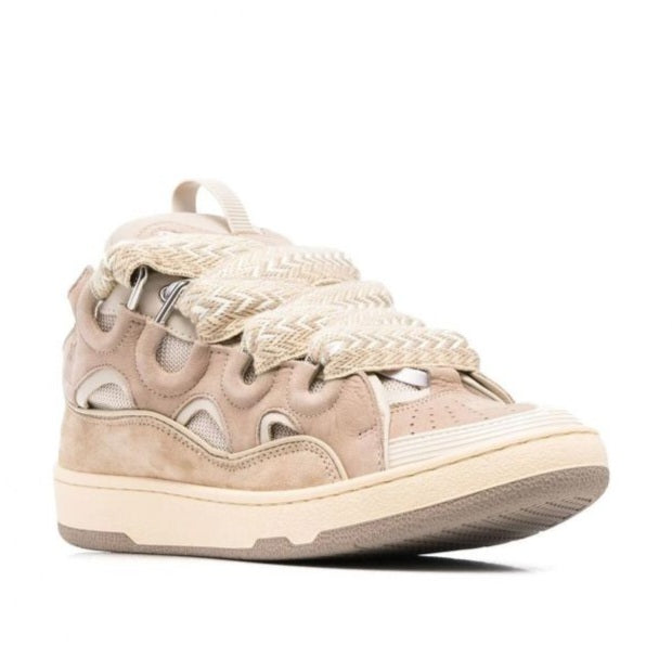 Lanvin Curb Sneaker
"Ecru" Lace-Up