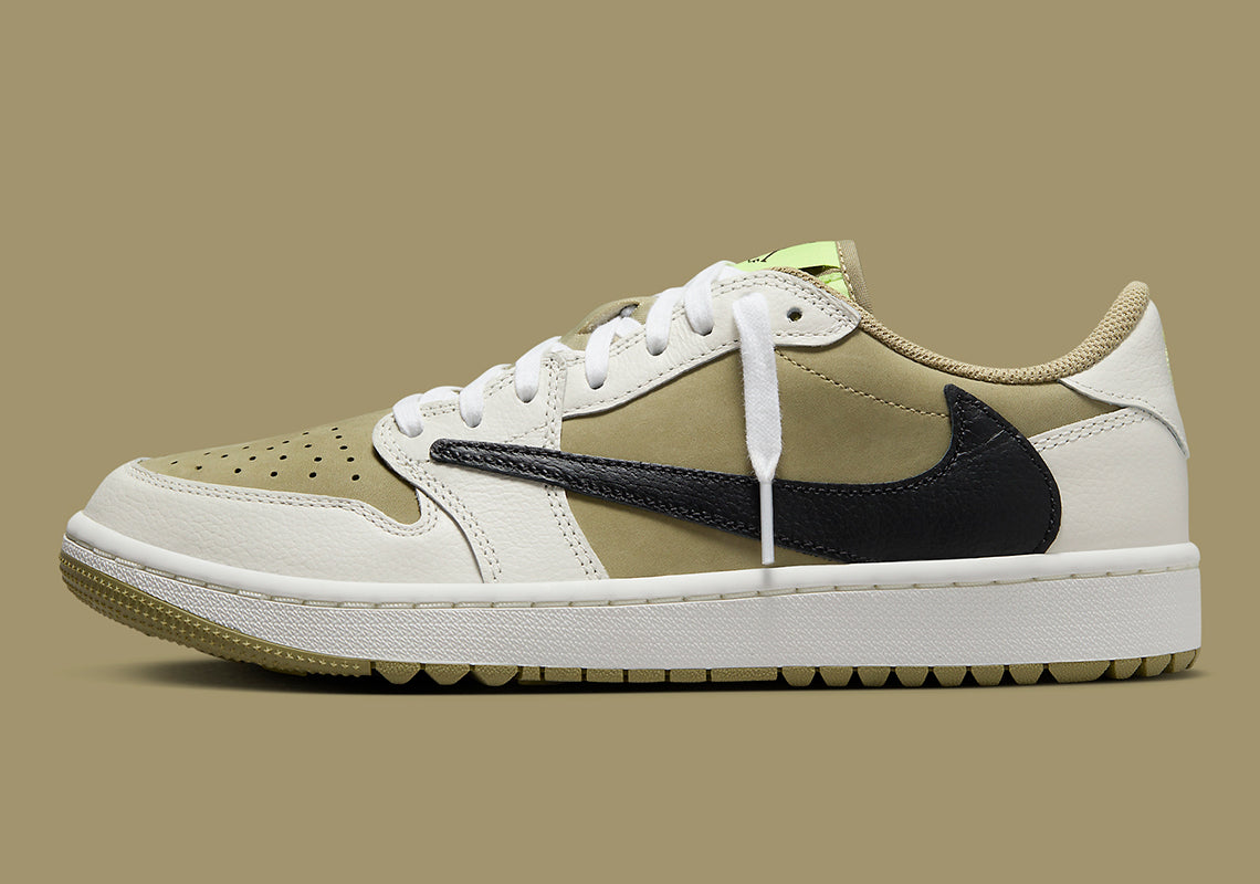 Air Jordan 1 Retro Low Golf x
Travis Scott "Neutral Olive"