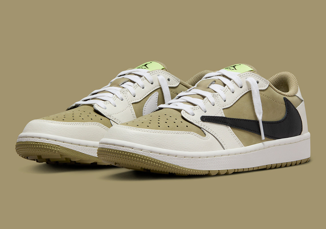 Air Jordan 1 Retro Low Golf x
Travis Scott "Neutral Olive"