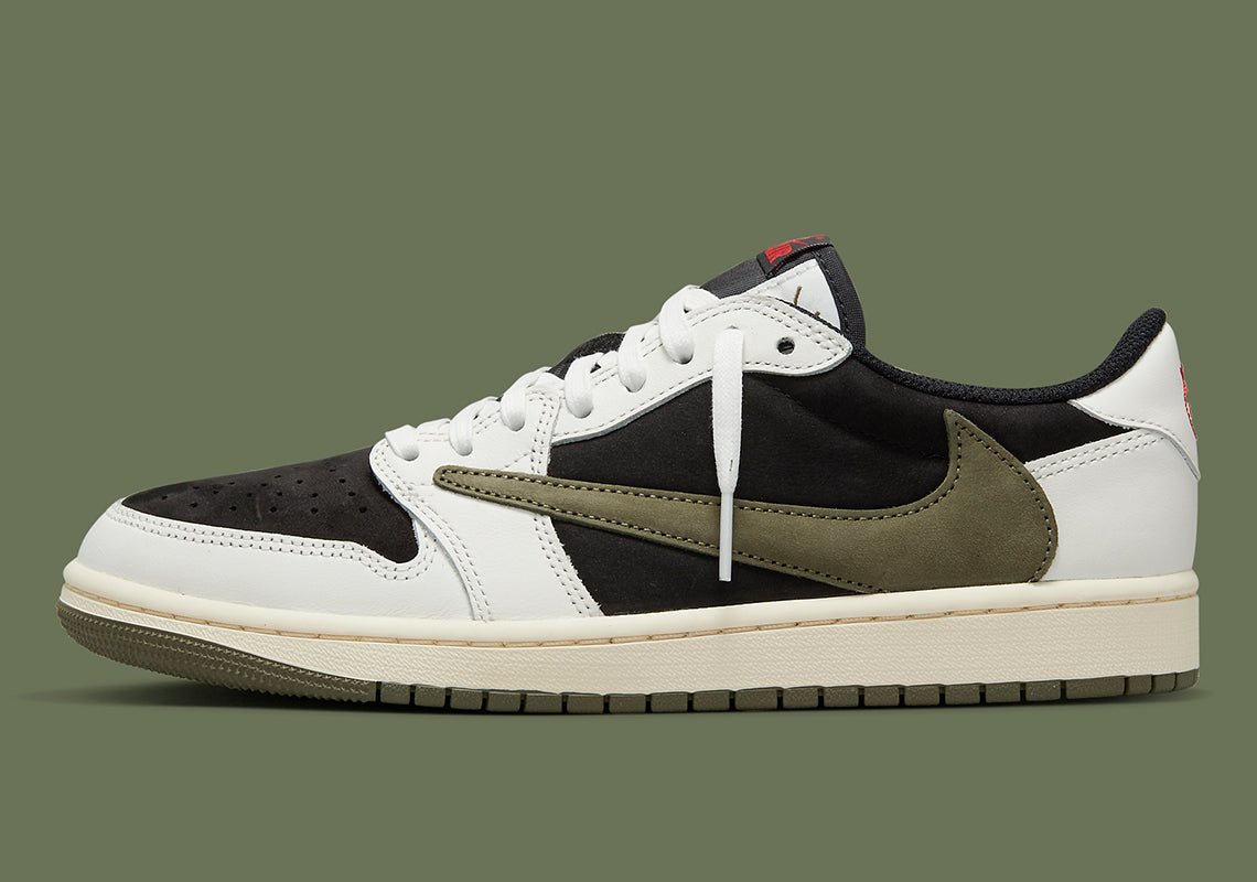 Air Jordan 1 Retro Low OG SP x 
Travis Scott "Olive"