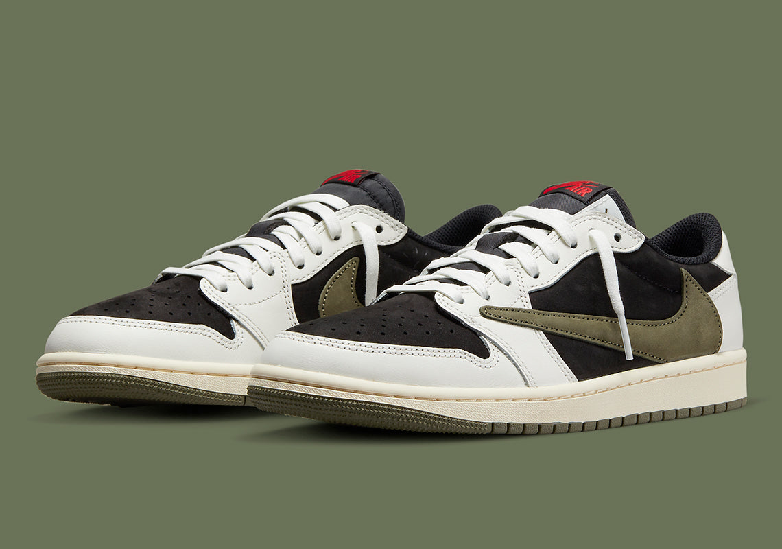 Air Jordan 1 Retro Low OG SP x 
Travis Scott "Olive"