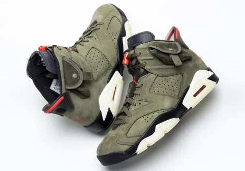 Air Jordan 6 Retro x 
Travis Scott "Cactus Jack"