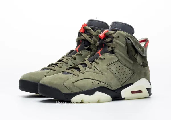 Air Jordan 6 Retro x 
Travis Scott "Cactus Jack"